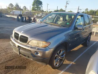 2004 BMW X5 4.4i with VIN 5UXFB53514LV09431, listed as a IAAI auction lot 42142099 with 181,951 mi miles. Bid and sale history available at carsss.com. Image 2.