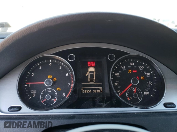 2014 Volkswagen CC Sport with VIN WVWBN7ANXEE502456, listed as a Copart auction lot 83440514 with 133,551 mi miles and Salvage Title. Bid and sale history available at carsss.com. Image 9.