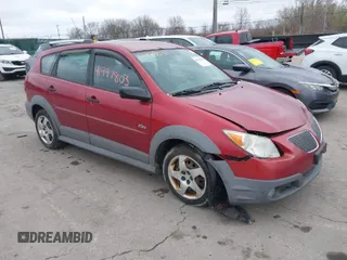 2005 Pontiac Vibe with VIN 5Y2SL63875Z454950, listed as a IAAI auction lot 41997803 with 248,975 mi miles. Bid and sale history available at carsss.com. Image 1.