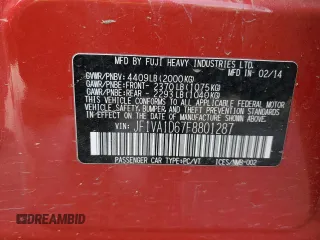 2015 Subaru WRX Premium with VIN JF1VA1D67F8801287, listed as a Copart auction lot 50718185 with 97,731 mi miles and Salvage Title. Bid and sale history available at carsss.com. Image 15.