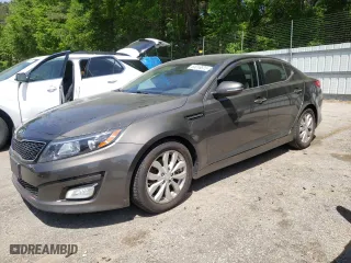 2015 Kia Optima EX with VIN 5XXGN4A76FG391651, listed as a Copart auction lot 54016675 with 155,864 mi miles and Clean Title. Bid and sale history available at carsss.com. Image 1.