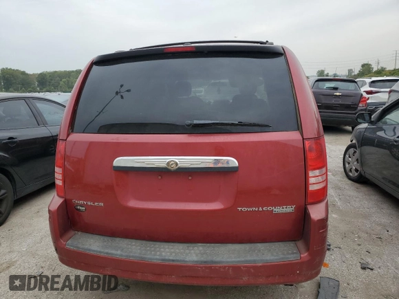 2009 Chrysler Town & Country Touring with VIN 2A8HR54199R678640, listed as a Copart auction lot 58213814 with 264,796 mi miles and Non Repairable. Bid and sale history available at DreamBid. Image 6.