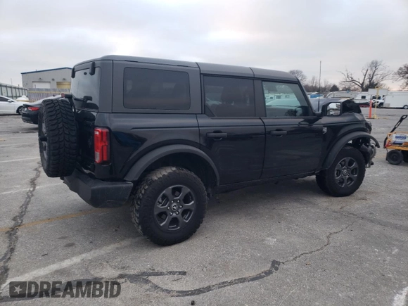 2023 Ford Bronco with VIN 1FMDE5BH2PLB27629, listed as a Copart auction lot 82207294 with 41,798 mi miles and Salvage title. Bid and sale history available at DreamBid. Image 3.