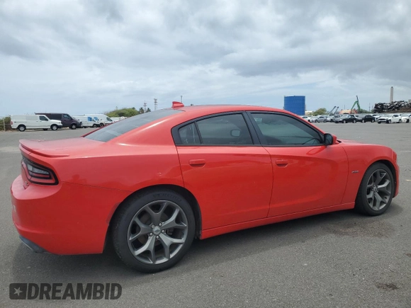 2017 Dodge Charger R/T with VIN 2C3CDXCT5HH510629, listed as a Copart auction lot 59402515 with 48,636 mi miles and Salvage title. Bid and sale history available at DreamBid. Image 3.