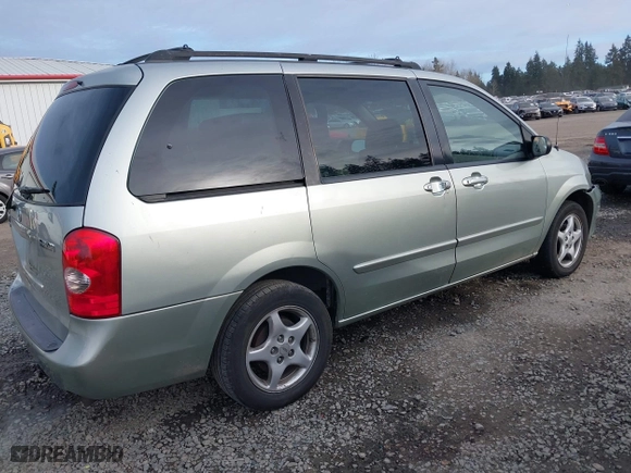 2003 Mazda MPV LX with VIN JM3LW28A730338415, listed as a IAAI auction lot 41741593 with 206,877 mi miles. Bid and sale history available at carsss.com. Image 4.