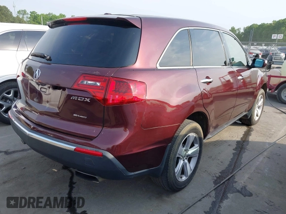 2013 Acura MDX Tech Pkg with VIN 2HNYD2H39DH513891, listed as a IAAI auction lot 42096768 with 272,671 mi miles. Bid and sale history available at carsss.com. Image 4.