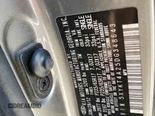 2013 Kia Sorento LX with VIN 5XYKT4A25DG348643, listed as a Copart auction lot 47824175 with 149,964 mi miles and Salvage Title. Bid and sale history available at carsss.com. Image 13.