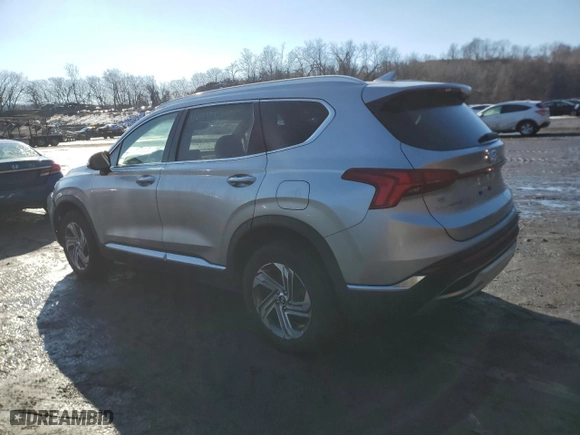 2021 Hyundai Santa Fe SEL with VIN 5NMS6DAJXMH334824, listed as a Copart auction lot 45962085 with 36,962 mi miles and Salvage Title. Bid and sale history available at carsss.com. Image 2.
