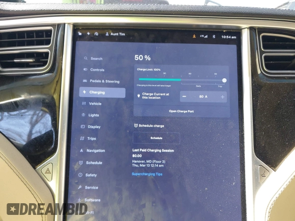 2014 Tesla Model S 60 with VIN 5YJSA1H1XEFP34226, listed as a IAAI auction lot 41806604 with 216,021 mi miles and . Bid and sale history available at DreamBid. Image 17.