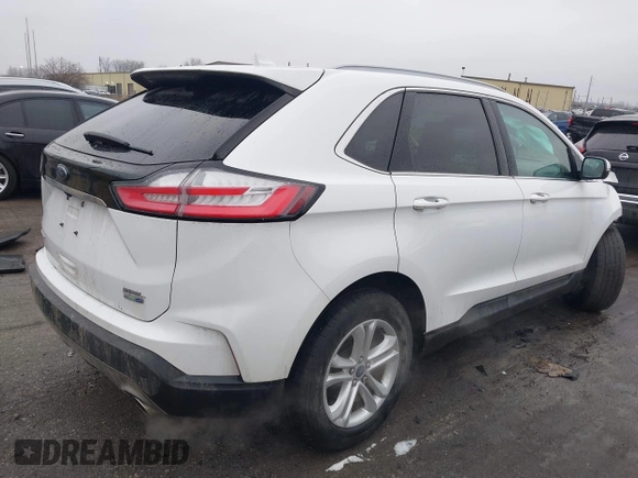 2020 Ford Edge SEL with VIN 2FMPK4J96LBA34763, listed as a IAAI auction lot 41684170 with 16,826 mi miles. Bid and sale history available at carsss.com. Image 4.