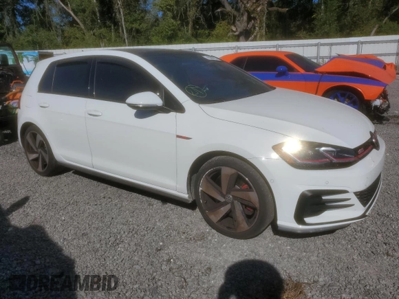 2019 Volkswagen Golf GTI S with VIN 3VW6T7AU0KM033587, listed as a Copart auction lot 74066593 with 26,554 mi miles. Bid and sale history available at carsss.com. Image 4.