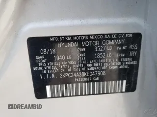 2019 Hyundai Accent SE with VIN 3KPC24A38KE047908, listed as a Copart auction lot 38424723 with 72,642 mi miles. Bid and sale history available at carsss.com. Image 14.