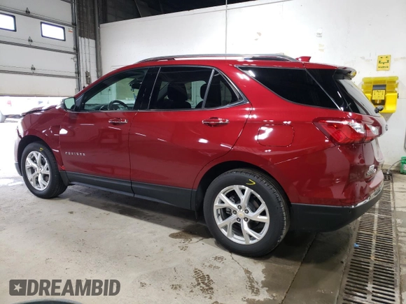 2021 Chevrolet Equinox Premier with VIN 2GNAXXEVXM6151610, listed as a Copart auction lot 60805265 with 14,520 mi miles and Salvage title. Bid and sale history available at DreamBid. Image 2.