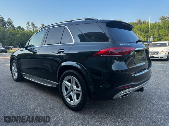 2020 Mercedes-Benz GLE 350 with VIN 4JGFB4KB7LA110886, listed as a Copart auction lot 60908345 with 83,289 mi miles and Clean title. Bid and sale history available at DreamBid. Image 3.