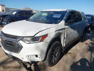 2021 Chevrolet Traverse LS with VIN 1GNERFKW5MJ190403, listed as a IAAI auction lot 41152841 with 63,138 mi miles. Bid and sale history available at carsss.com. Image 2.