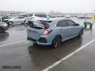 2019 Honda Civic Hatchback EX-L with VIN SHHFK7H89KU422603, listed as a IAAI auction lot 41546314 with 53,381 mi miles. Bid and sale history available at carsss.com. Image 4.