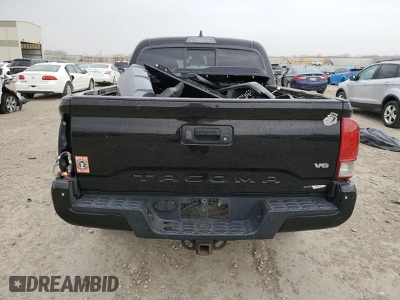 2016 Toyota Tacoma SR with VIN 3TMCZ5AN3GM038162, listed as a Copart auction lot 49446695 with 236,705 mi miles and Salvage Title. Bid and sale history available at carsss.com. Image 6.