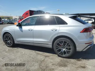 2019 Audi Q8 Premium Plus z VIN WA1EVAF13KD021055, wystawiony jako Copart lot #51812235 z przebiegiem 96 502 mil mil oraz Czysty tytuł • Clean title. Historia ofert i sprzedaży dostępna na DreamBid. Obrazek 2.
