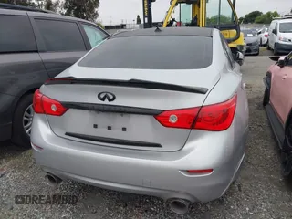 2017 Infiniti Q50 3.0t Premium with VIN JN1EV7APXHM741839, listed as a IAAI auction lot 41260299 with 107,644 mi miles. Bid and sale history available at carsss.com. Image 16.