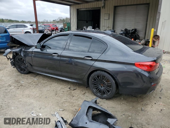 2017 BMW 5 Series 540i xDrive with VIN WBAJE7C37HG888055, listed as a Copart auction lot 51471245 with Not provided miles and Salvage title. Bid and sale history available at DreamBid. Image 2.