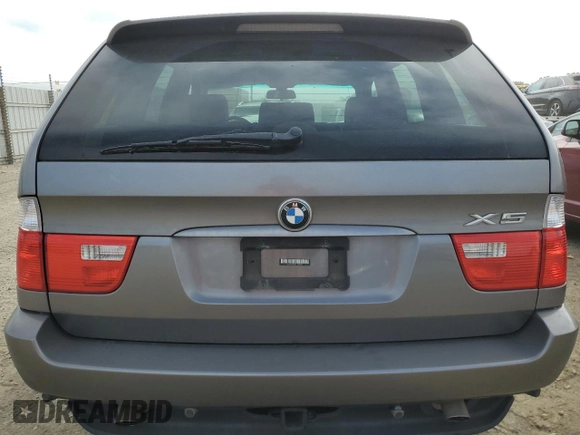 2005 BMW X5 3.0i with VIN 5UXFA13525LY02042, listed as a Copart auction lot 58061944 with 152,251 mi miles and Salvage Title. Bid and sale history available at carsss.com. Image 6.