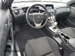 2013 Hyundai Genesis Coupe 2.0T Premium with VIN KMHHT6KDXDU082553, listed as a Copart auction lot 43928385 with 165,736 mi miles and Salvage Title. Bid and sale history available at carsss.com. Image 8.