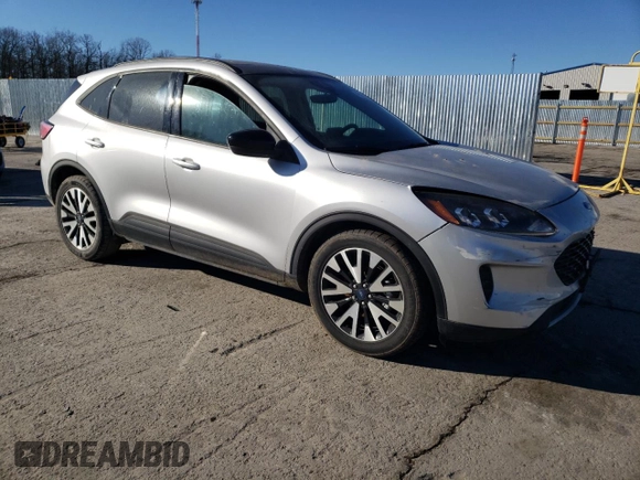 2020 Ford Escape SE Sport Hybrid with VIN 1FMCU0BZXLUB75278, listed as a Copart auction lot 46515075 with 32,263 mi miles and Salvage Title. Bid and sale history available at DreamBid. Image 4.