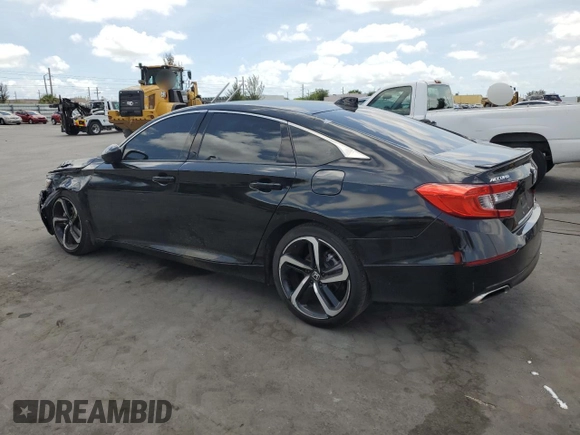 2021 Honda Accord Sport with VIN 1HGCV2F30MA014378, listed as a Copart auction lot 56096095 with 65,850 mi miles and Non repairable. Bid and sale history available at DreamBid. Image 2.