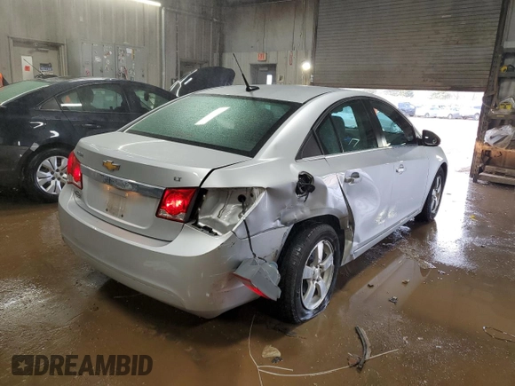 2014 Chevrolet Cruze 1LT with VIN 1G1PC5SB6E7240856, listed as a Copart auction lot 49590245 with 39,496 mi miles and Salvage Title. Bid and sale history available at carsss.com. Image 3.