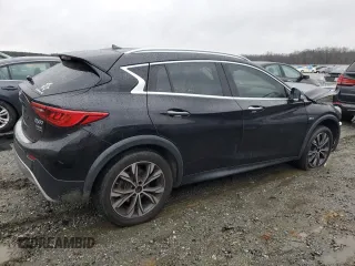 2017 Infiniti QX30 Luxury with VIN SJKCH5CR5HA021457, listed as a Copart auction lot 45233234 with 78,996 mi miles and Salvage Title. Bid and sale history available at carsss.com. Image 3.