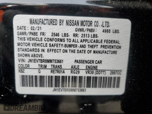 2022 Infiniti Q50 Red Sport 400 with VIN JN1FV7DR1NM390364, listed as a Copart auction lot 80071284 with 12,730 mi miles and Non repairable. Bid and sale history available at DreamBid. Image 12.