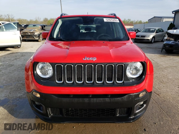 2018 Jeep Renegade Latitude z VIN ZACCJABBXJPH46742, wystawiony jako Copart lot #52825265 z przebiegiem 122 055 mil mil oraz Szkoda całkowita • Salvage title. Historia ofert i sprzedaży dostępna na DreamBid. Obrazek 5.