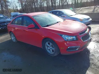 2016 Chevrolet Cruze Limited LT with VIN 1G1PE5SB4G7206041, listed as a IAAI auction lot 41883340 with 92,130 mi miles. Bid and sale history available at carsss.com. Image 1.