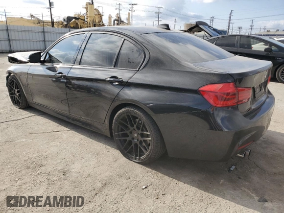 2018 BMW 3 Series 330e iPerformance with VIN WBA8E1C52JA178082, listed as a Copart auction lot 44809595 with 153,425 mi miles and Salvage Title. Bid and sale history available at carsss.com. Image 2.