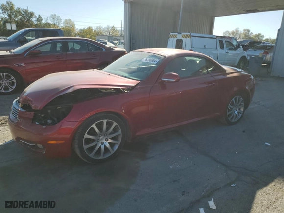 2008 Lexus SC 430 with VIN JTHFN45Y689019546, listed as a Copart auction lot 75586654 with 136,941 mi miles and Salvage Title. Bid and sale history available at carsss.com. Image 1.