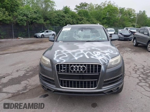 2014 Audi Q7 Premium Plus with VIN WA1LGAFE8ED014210, listed as a IAAI auction lot 42176663 with 101,557 mi miles and . Bid and sale history available at DreamBid. Image 12.