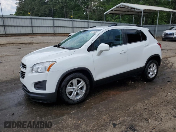 2016 Chevrolet Trax LT z VIN KL7CJLSB7GB540080, wystawiony jako Copart lot #55116305 z przebiegiem 42 811 mil mil oraz Szkoda całkowita • Salvage title. Historia ofert i sprzedaży dostępna na DreamBid. Obrazek 1.