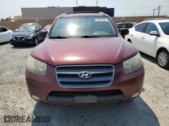 2007 Hyundai Santa Fe SE with VIN 5NMSH13E97H022541, listed as a Copart auction lot 64692595 with 172,748 mi miles and Salvage title. Bid and sale history available at DreamBid. Image 5.