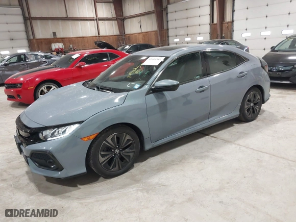 2019 Honda Civic Hatchback EX with VIN SHHFK7H60KU404862, listed as a IAAI auction lot 41601551 with 149,067 mi miles. Bid and sale history available at carsss.com. Image 17.
