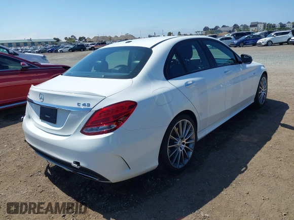 2018 Mercedes-Benz C 43 AMG with VIN 55SWF6EB8JU266034, listed as a IAAI auction lot 42403048 with 63,023 mi miles and . Bid and sale history available at DreamBid. Image 4.