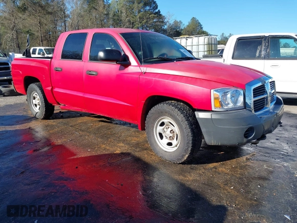 2007 Dodge Dakota ST with VIN 1D3HW28P47S208905, listed as a IAAI auction lot 41807515 with 173,934 mi miles and . Bid and sale history available at carsss.com. Image 1.