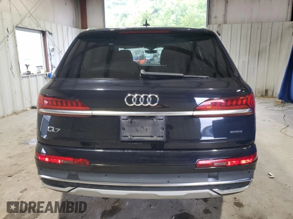 2021 Audi Q7 Premium Plus with VIN WA1LXAF79MD020579, listed as a Copart auction lot 62178985 with 52,613 mi miles and Clean title. Bid and sale history available at DreamBid. Image 6.