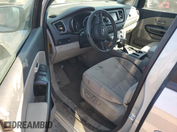 2021 Kia Sedona LX with VIN KNDMB5C19M6669111, listed as a Copart auction lot 53161135 with 132,492 mi miles and Salvage Title. Bid and sale history available at carsss.com. Image 8.