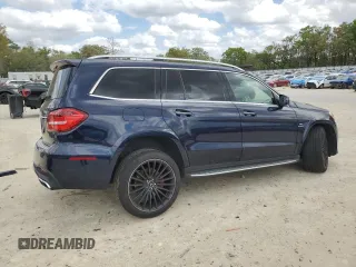 2019 Mercedes-Benz GLS 63 AMG with VIN 4JGDF7FE6KB221892, listed as a Copart auction lot 49637525 with 69,852 mi miles and Salvage title. Bid and sale history available at DreamBid. Image 3.