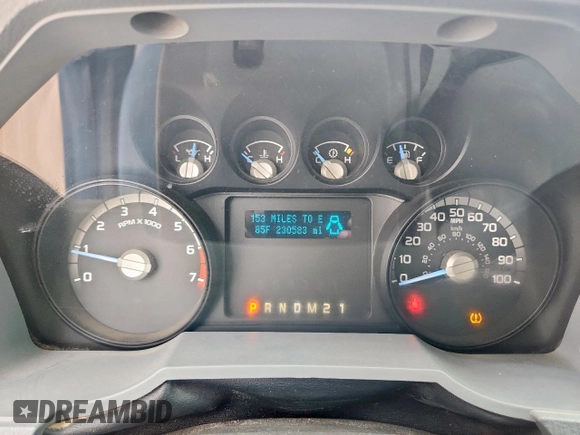 2012 Ford F-250 XL with VIN 1FTBF2B69CEA67384, listed as a Copart auction lot 57067335 with 230,583 mi miles and Clean title. Bid and sale history available at DreamBid. Image 9.
