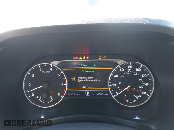2024 Nissan Sentra SR with VIN 3N1AB8DV6RY207470, listed as a IAAI auction lot 41486139 with 13,835 mi miles and . Bid and sale history available at DreamBid. Image 7.