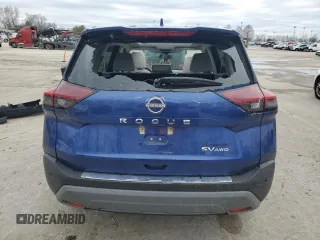 2022 Nissan Rogue SV with VIN 5N1BT3BB5NC716510, listed as a Copart auction lot 44305935 with 31,614 mi miles and Salvage Title. Bid and sale history available at carsss.com. Image 6.
