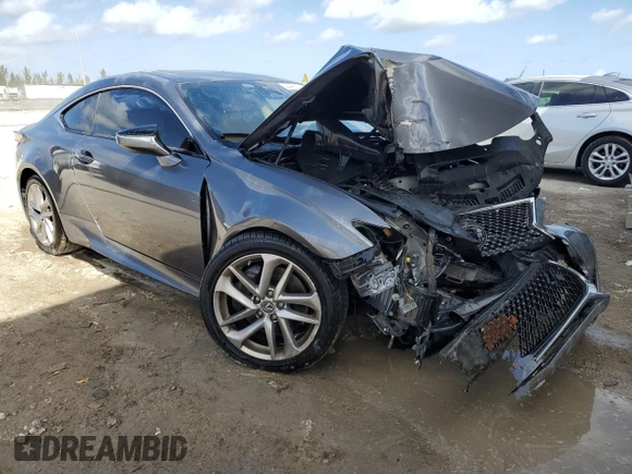 2019 Lexus RC 300 with VIN JTHHA5BC8K5009912, listed as a Copart auction lot 44950345 with Not provided miles and Non repairable. Bid and sale history available at DreamBid. Image 4.