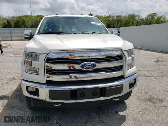 2017 Ford F-150 XL with VIN 1FTEW1EG5HFB85770, listed as a Copart auction lot 55435495 with 202,450 mi miles and Salvage title. Bid and sale history available at DreamBid. Image 5.