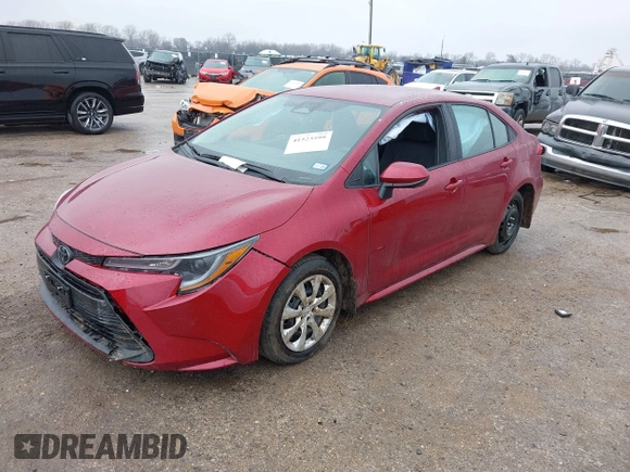 2025 Toyota Corolla LE with VIN 5YFB4MDE9SP246466, listed as a IAAI auction lot 41523599 with 3,200 mi miles. Bid and sale history available at carsss.com. Image 2.